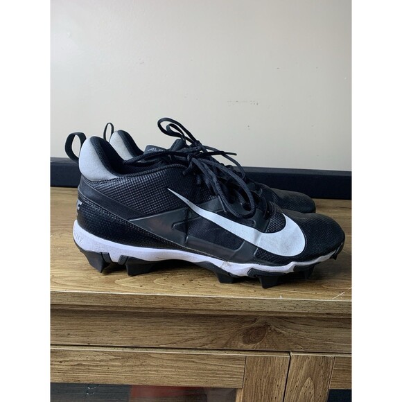 Nike Alpha Fastflex Football Cleats Men's Size 12 Black With White Swoosh - Picture 3 of 14